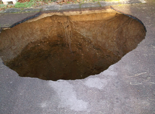 Sinkhole High Wycombe