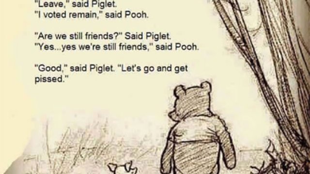 Winnie The Pooh Brexit meme