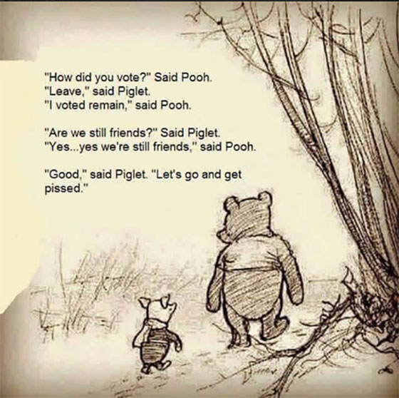 Winnie The Pooh Brexit meme