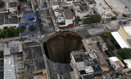 Giant sinkhole