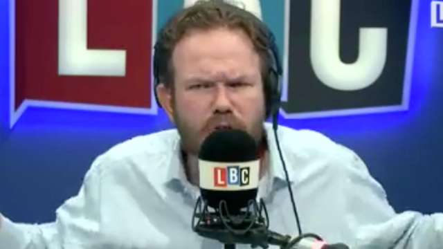 James O'Brien angry