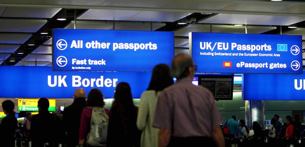 Passports airport border force