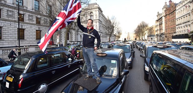 Taxi Protest London
