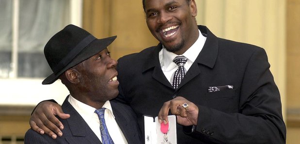 Audley Harrison and dad