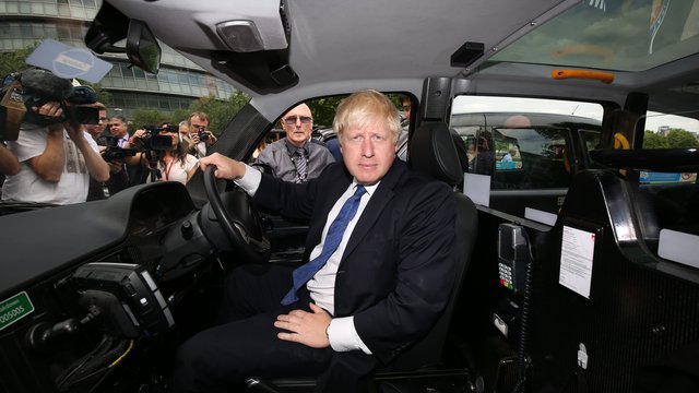 Boris in cab 