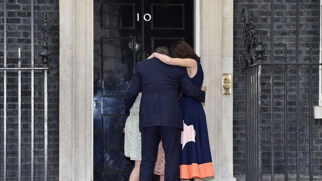 David Cameron Family Hug