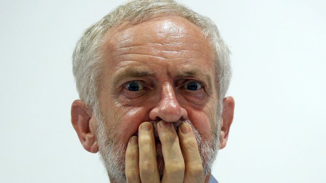 Jeremy Corbyn Hand Face