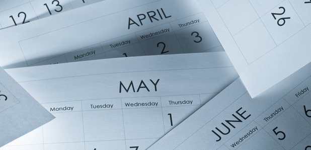 Mystery Hour months calendar