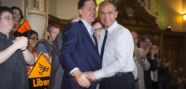 Tim Farron Nick Clegg