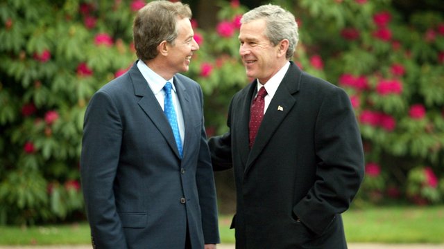 Tony Blair George Bush Iraq