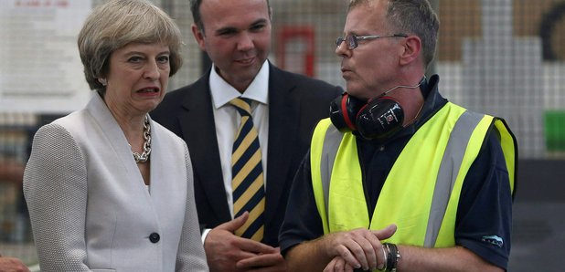 Theresa May Grimace