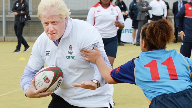 Boris Johnson Rugby Girl