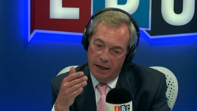 Nigel Farage Brexit Pink Tie