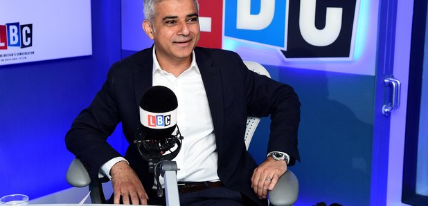 Sadiq Khan LBC Relaxed