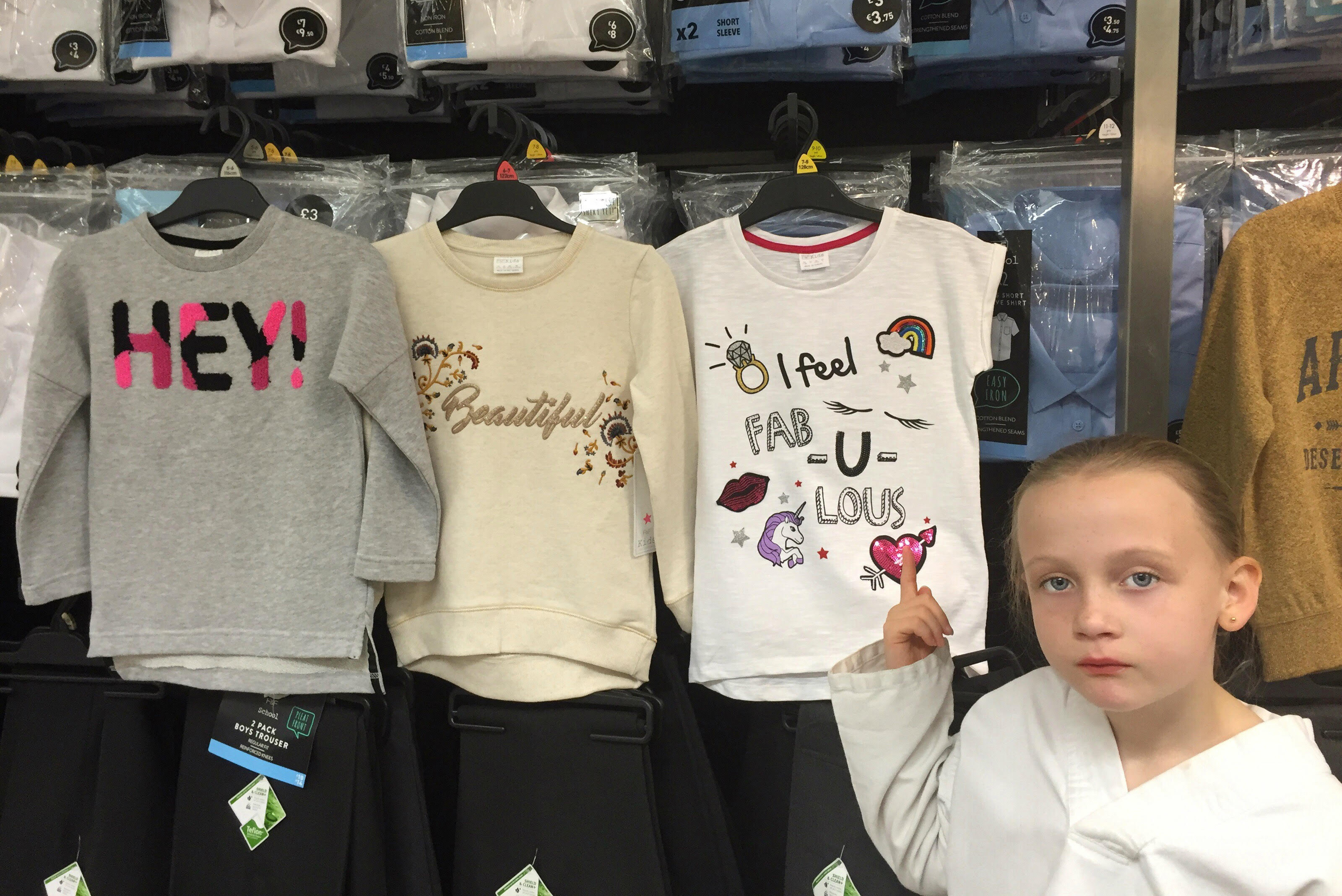 Daisy Edmonds 'sexist' childrens clothes