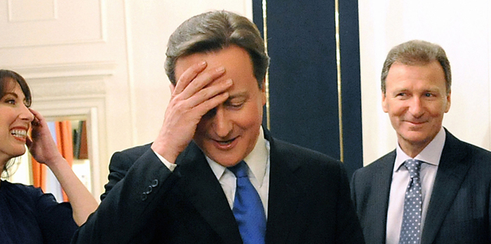 David Cameron Head In Hands