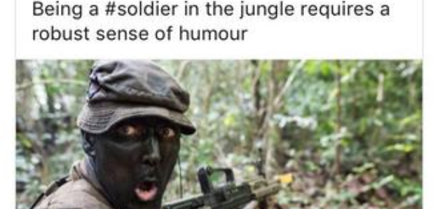 British Army blackface tweet