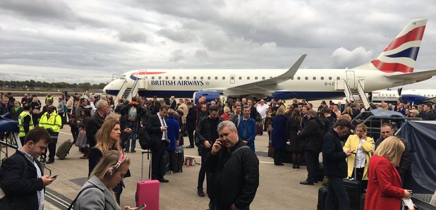 London City airport evacuation tarmac