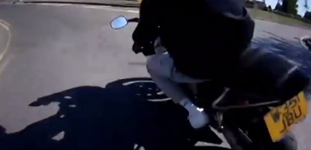 Motorbike Cyclist Road Rage