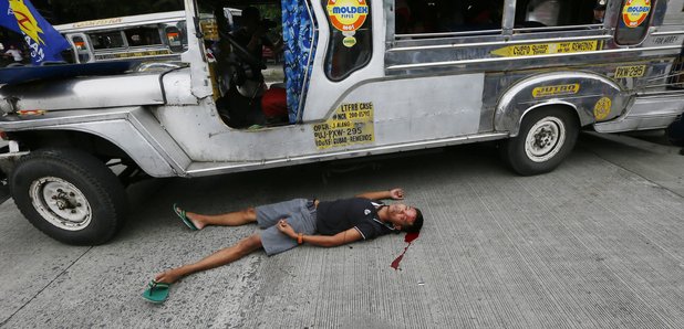 Philippines protests police