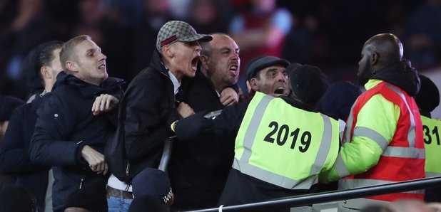 West Ham Chelsea Fans Shout