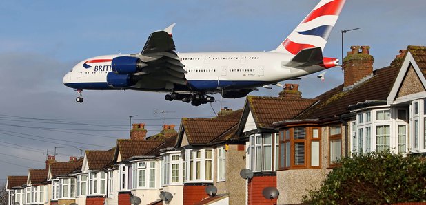 Heathrow plane houses