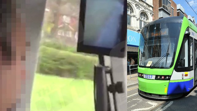 Croydon tram driver 