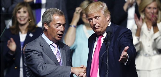 Nigel Farage Donald Trump