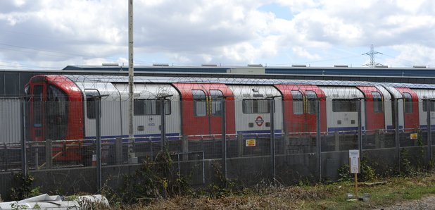 Tube train depot