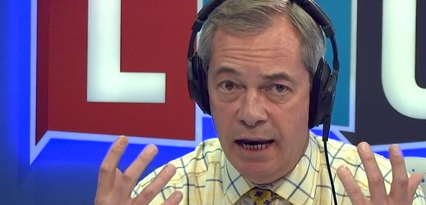 Nigel Farage Hands LBC