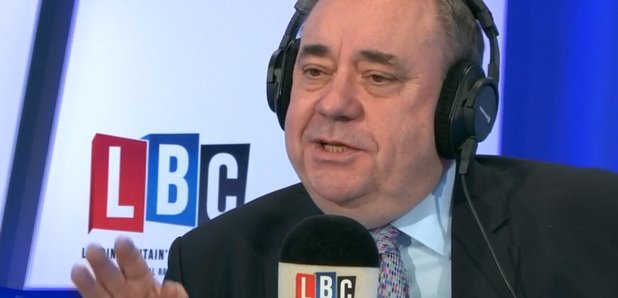 Alex Salmond LBC Hand