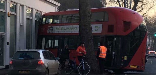 Bus crash Chiswick High Road