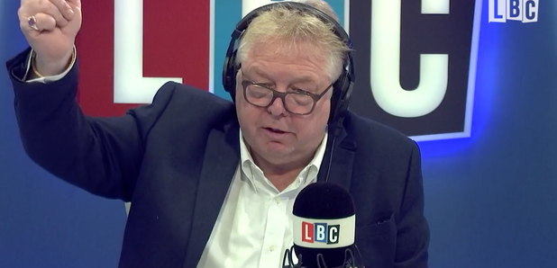 Nick Ferrari Hands Up