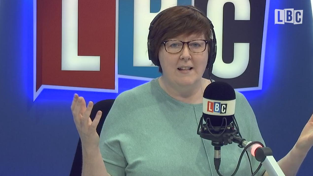 Shelagh Fogarty becomes agitated during a call