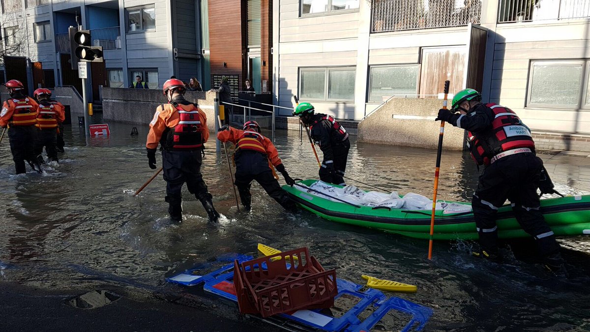 Stoke Newington flood 