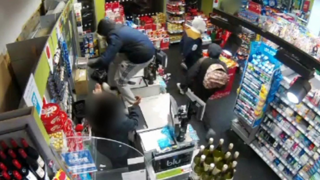 CCTV Of Men Stealing From London Co-Op