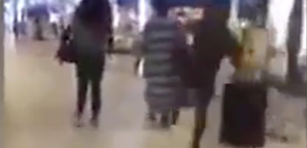 Thug Kicks Woman In The Back In A Random Attack: Video - LBC