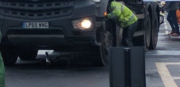 Bike crash aldgate east