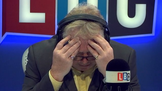 Nick Ferrari Head In Hands