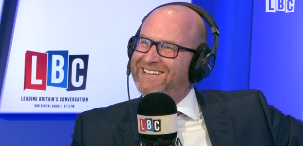 Paul Nuttall LBC smiling