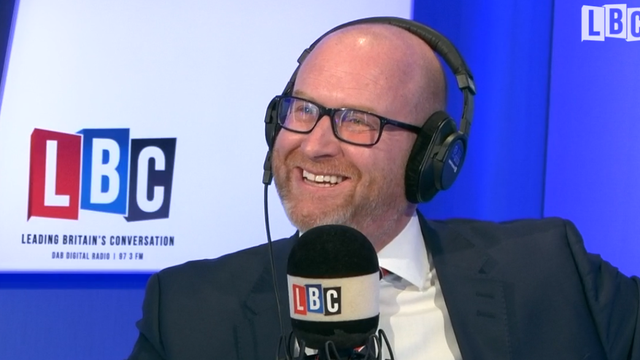 Paul Nuttall LBC smiling