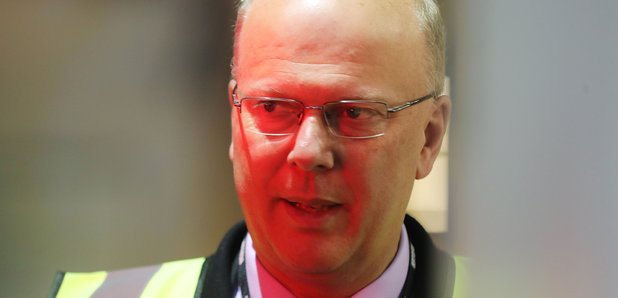 Chris Grayling red face