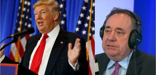 Donald Trump Alex Salmond