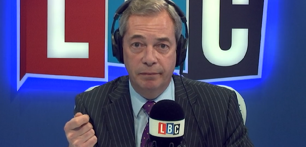 Nigel Farage LBC straight on