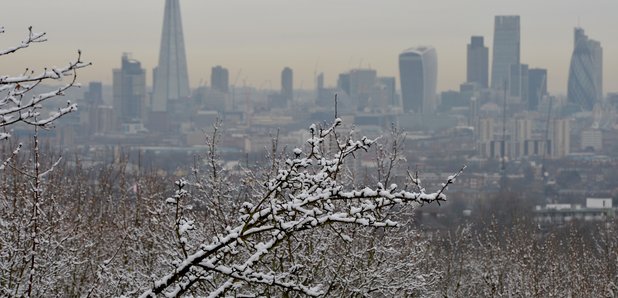 Snow in London