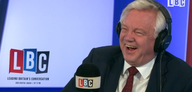 David Davis laughing