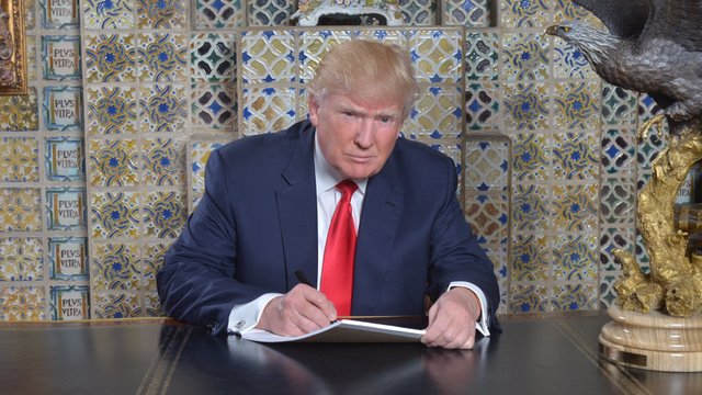 Donald Trump Writing Speech