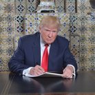 Donald Trump Writing Speech
