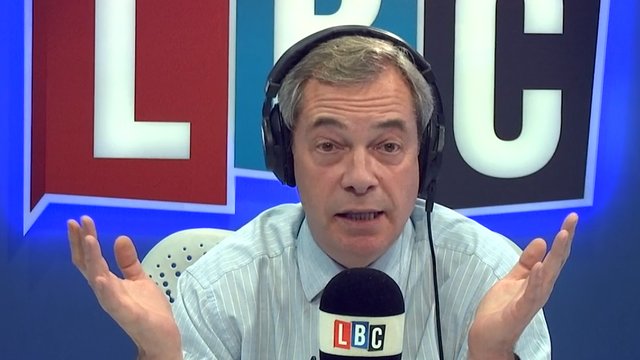 Nigel Farage Hands Up