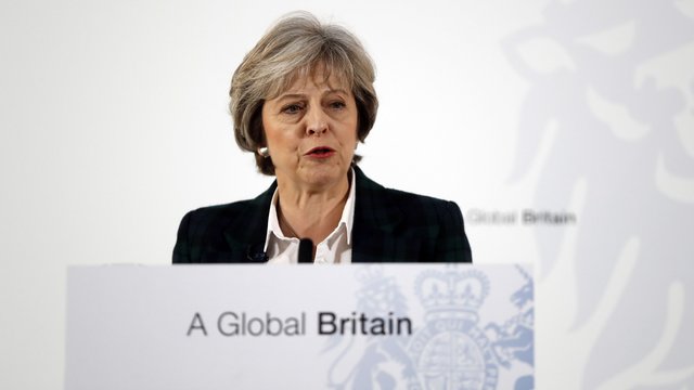 Theresa May Global Britain